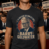 Barry Goldwater Retro Political T-Shirt — "In Your Heart You Know He's Right"