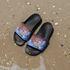 Gulf of America Shark Sandals Realistic Beach Photo