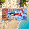 Gulf of America Shark Beach Towel