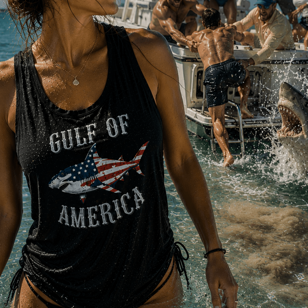 Gulf of America Hammerhead Shark Tank Top