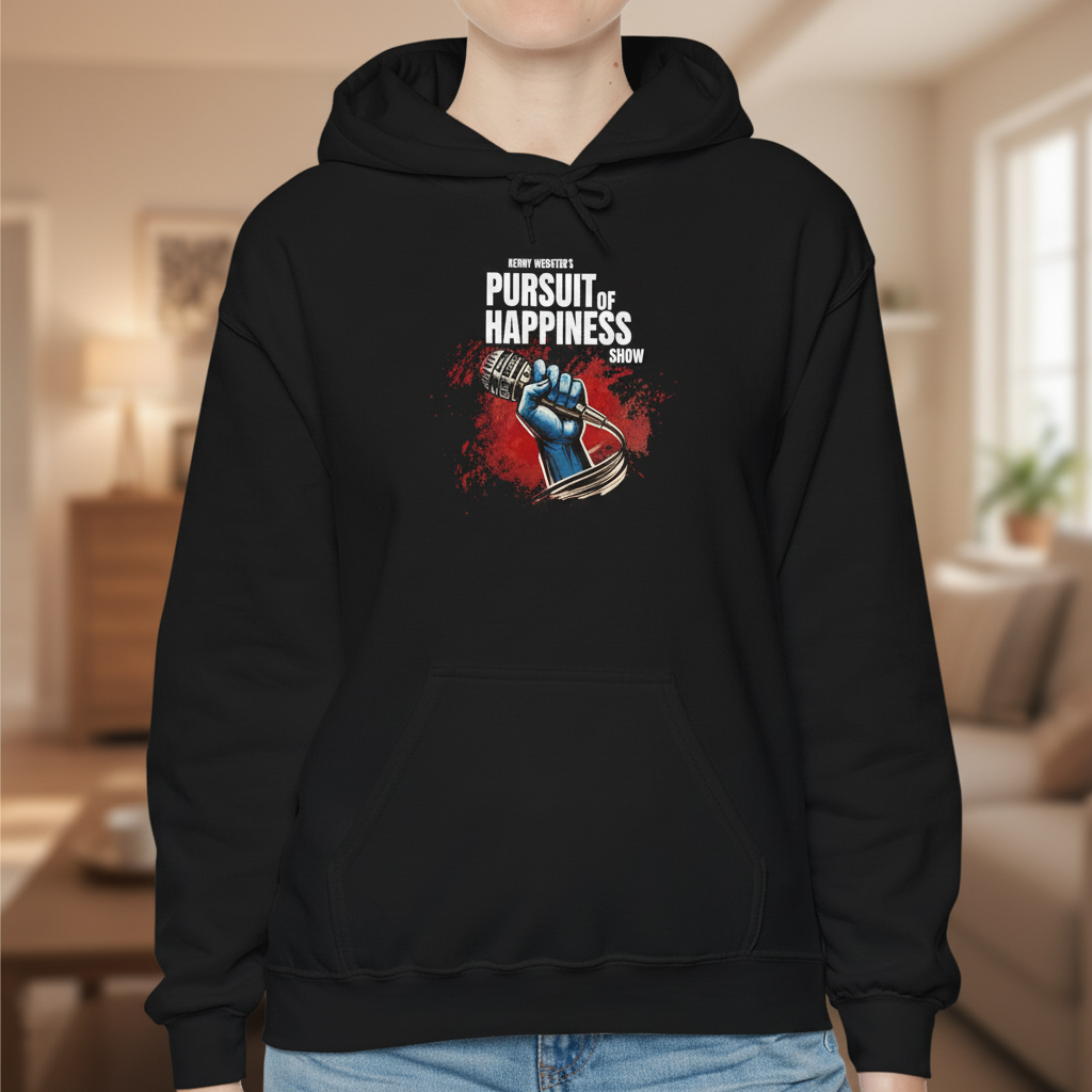 Kenny Webster's Pursuit of Happiness Hoodie Fresh Lifestyle Mockup