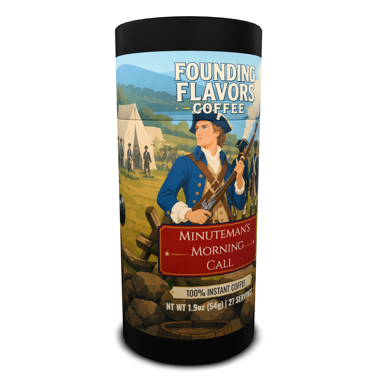 Minuteman's Morning Call Instant Coffee - Founding Flavors Coffee