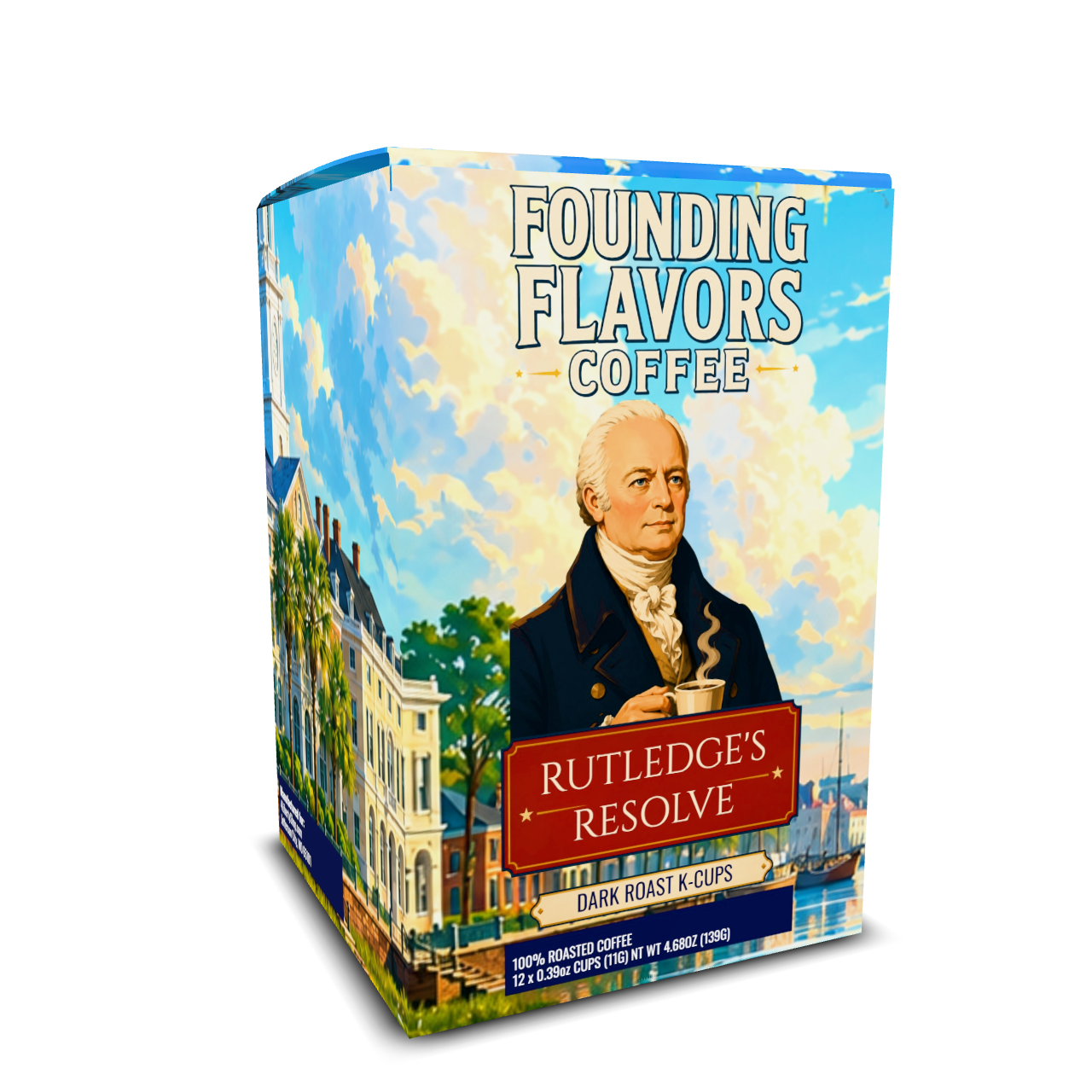 Rutledge's Resolve - Dark Roast K-Cups - Founding Flavors Coffee