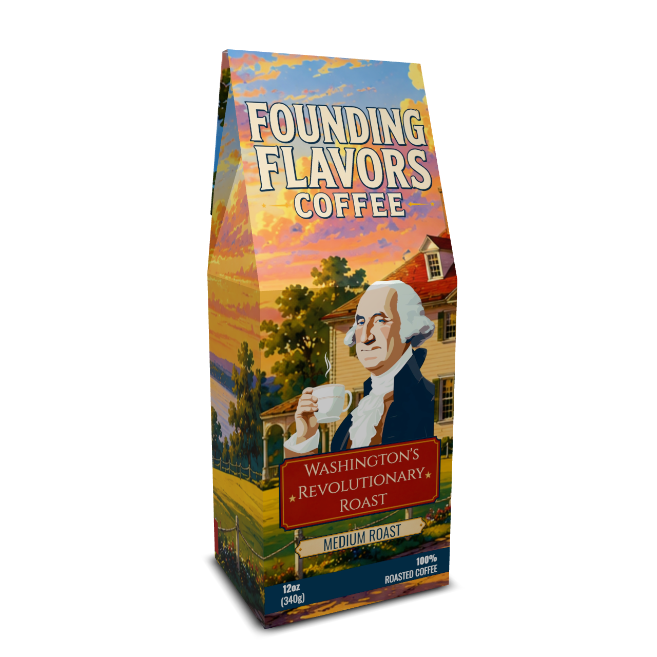 Washington's Revolutionary Roast - Medium Roast - Founding Flavors Coffee