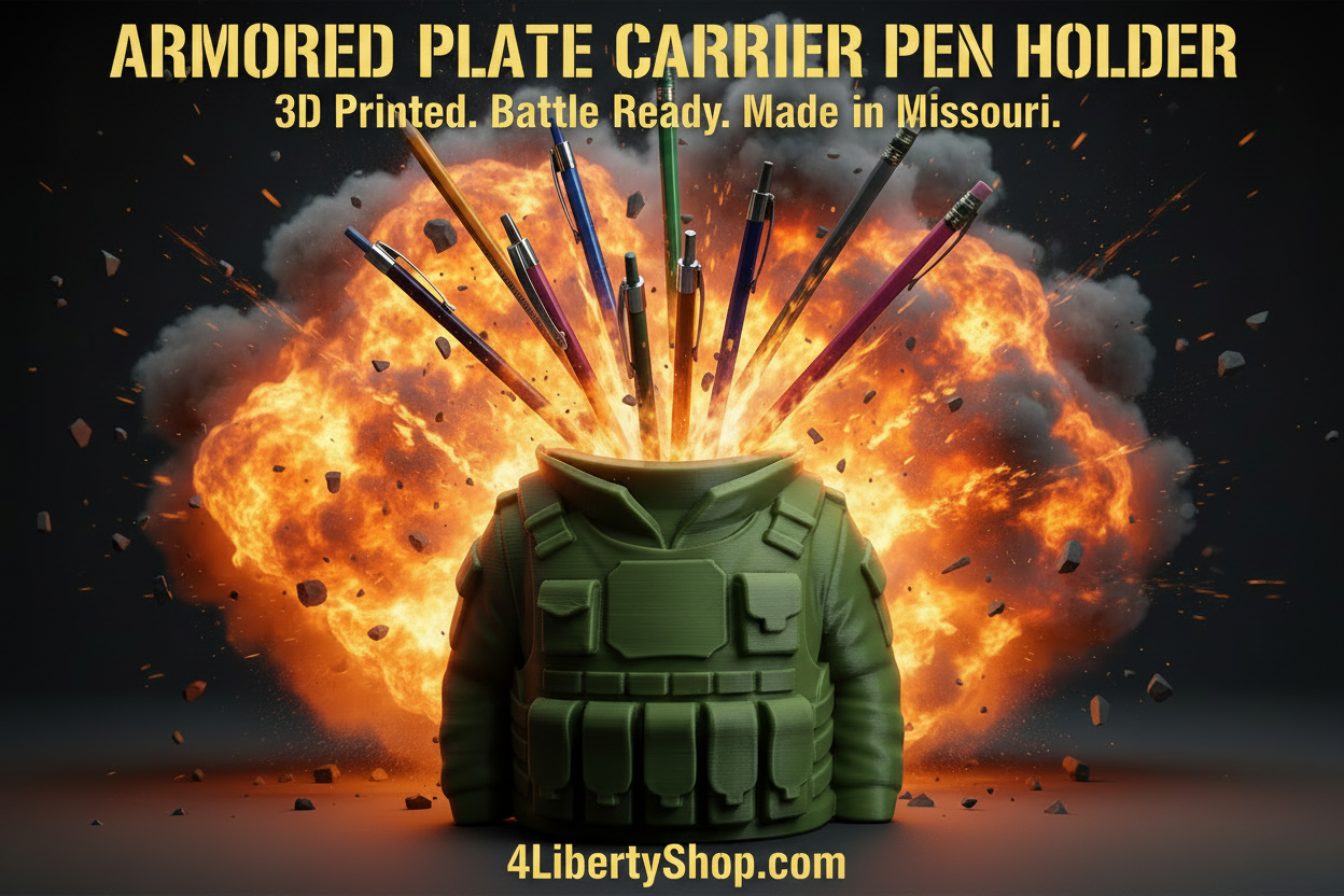 Plate Carrier Pen Holder — Widescreen Ad