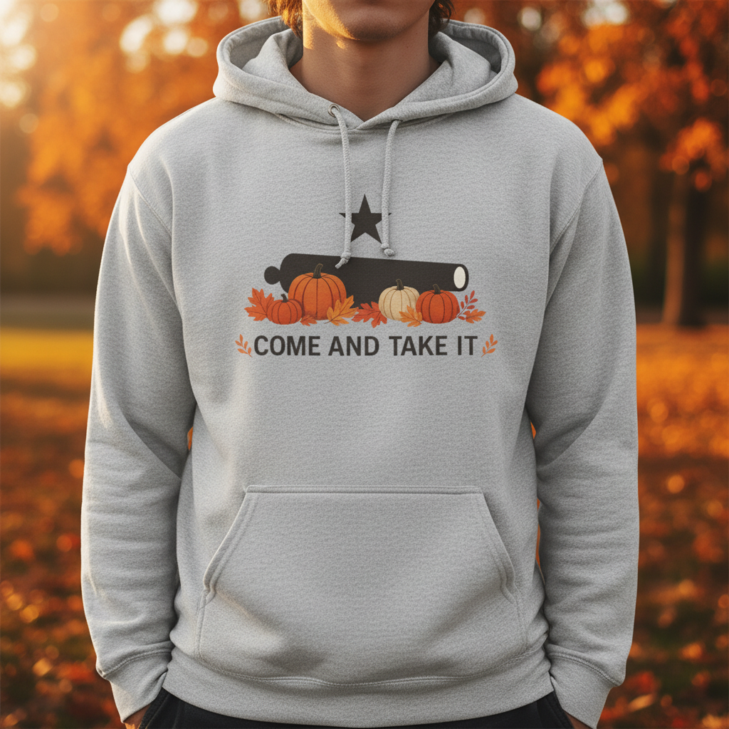 Pumpkin Come and Take It Hoodie — Fall Lifestyle