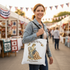 Sewing My Way to Freedom Tote Bag Lifestyle Mockup
