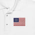 250th Anniversary Embroidered American Flag Polo Shirt — Classic Patriotic Polo