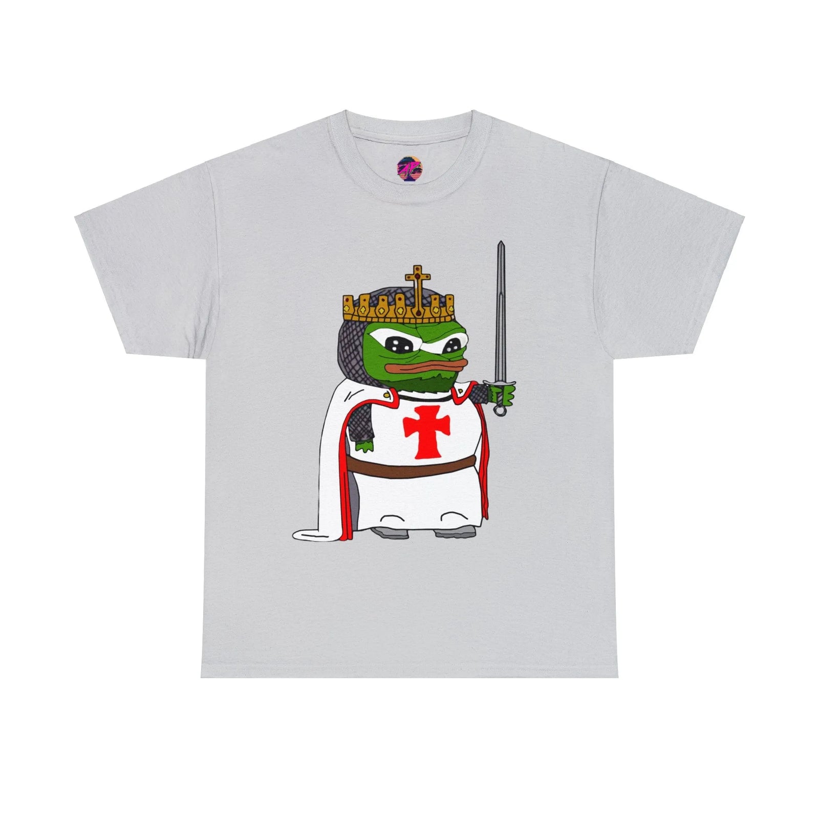 Pepe the Frog Crusader Knight T-Shirt - Deus Vult Meme