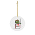 Pepe the Crusader Knight Ceramic Ornaments