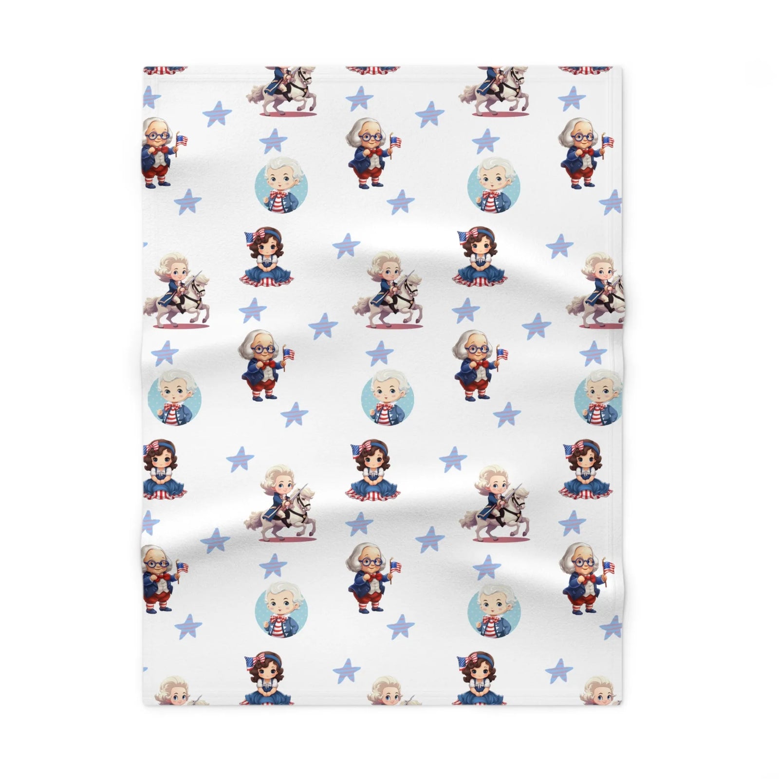 Tiny Patriots Soft Fleece Baby Blanket