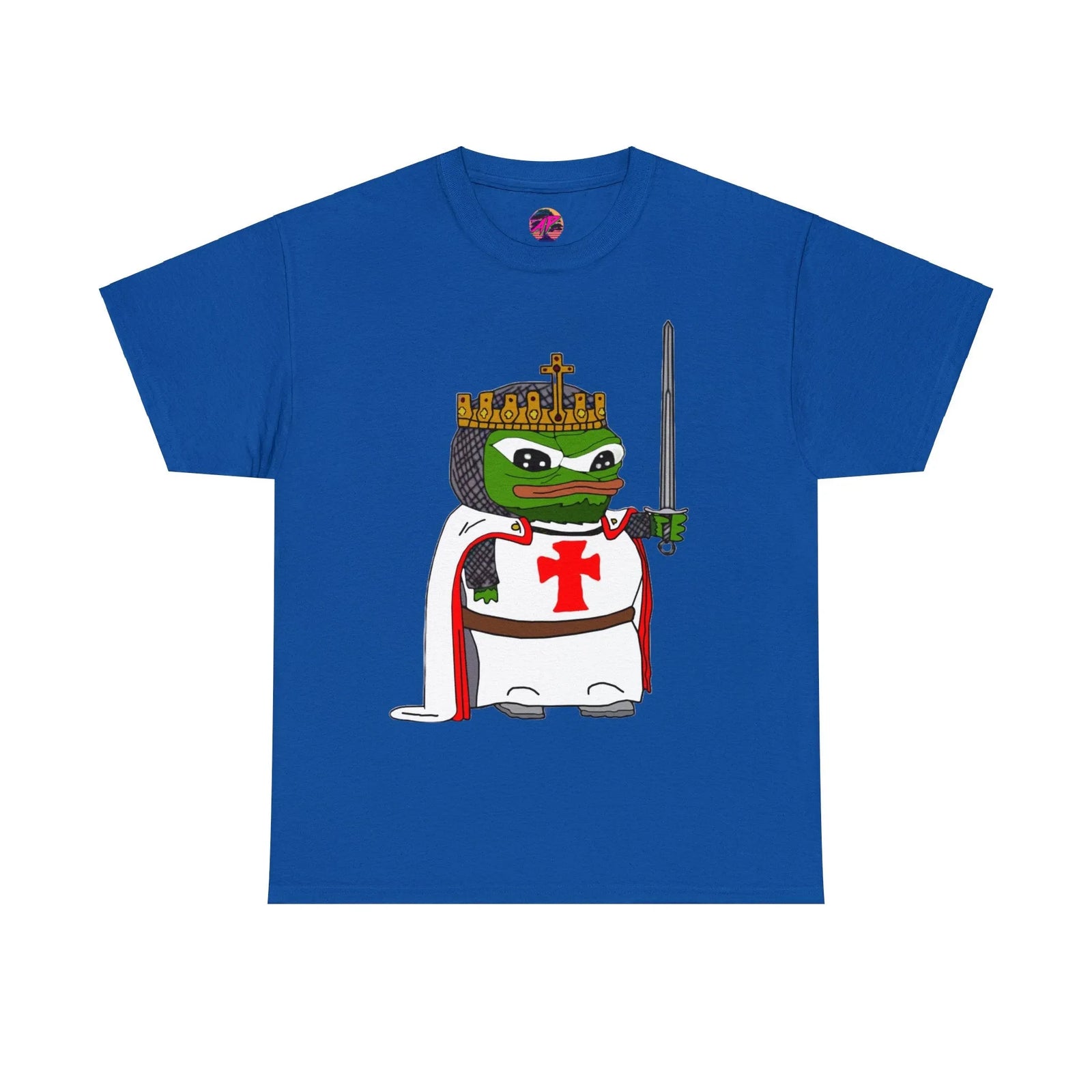 Pepe the Frog Crusader Knight T-Shirt - Deus Vult Meme