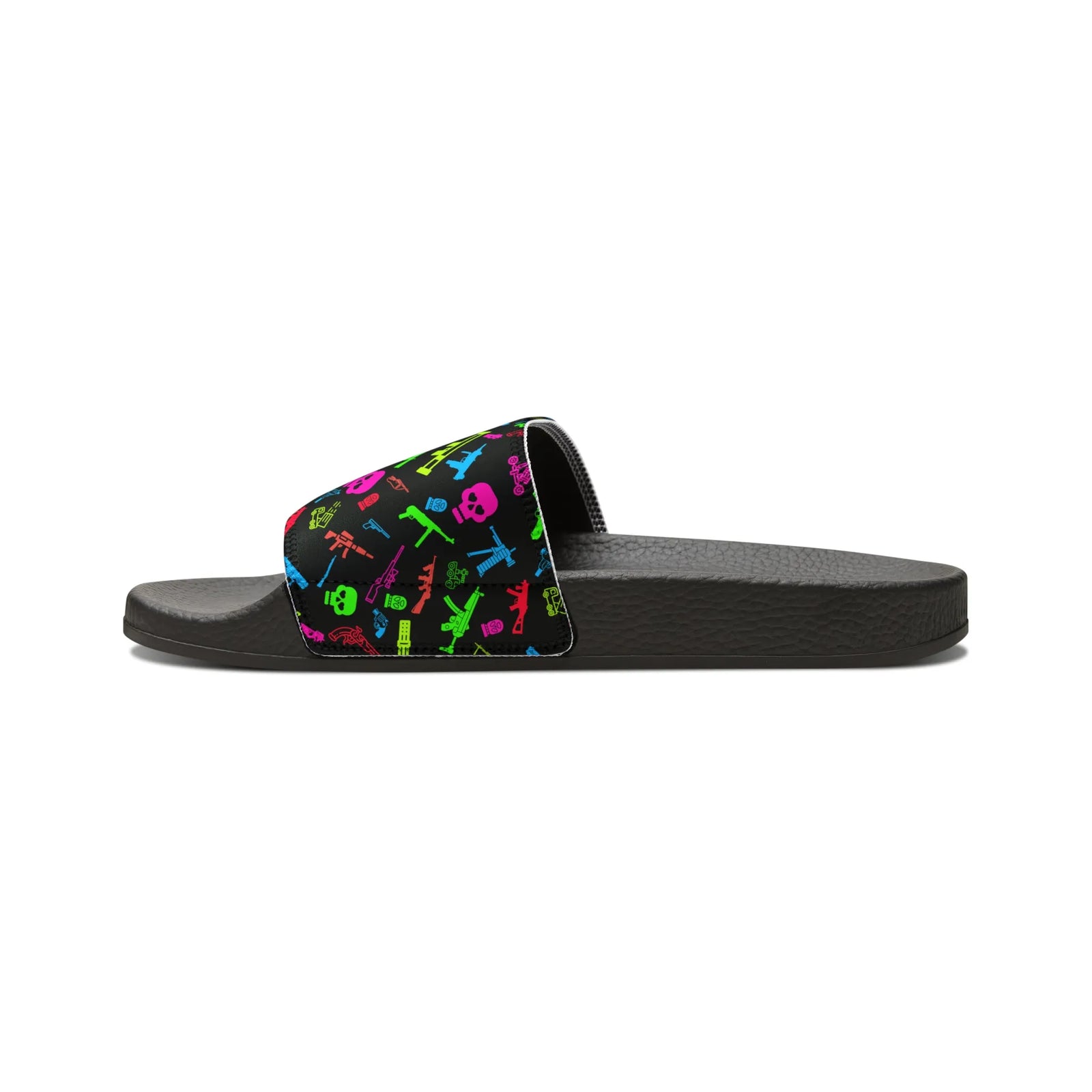 Retro Neon Firearms Sandals