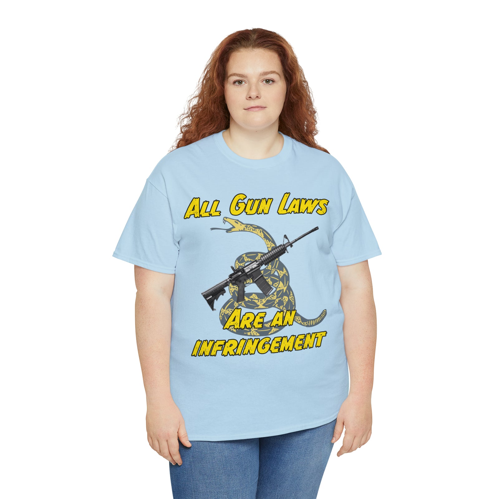 All Gun Laws Are Infringements AR15 Gadsden T-Shirt