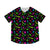The Gun-Runnin' Shortstop: Retro Neon Firearms Baseball Jersey
