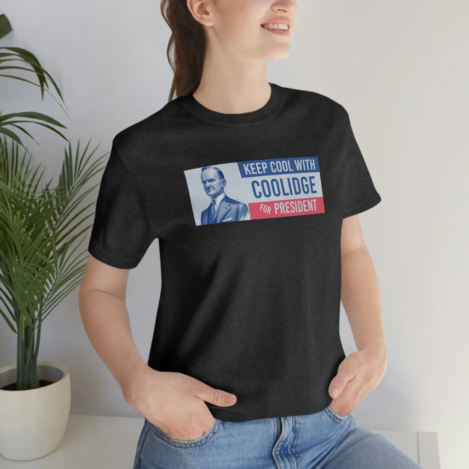 Keep Cool With Coolidge For President Calvin Coolidge T-Shirt