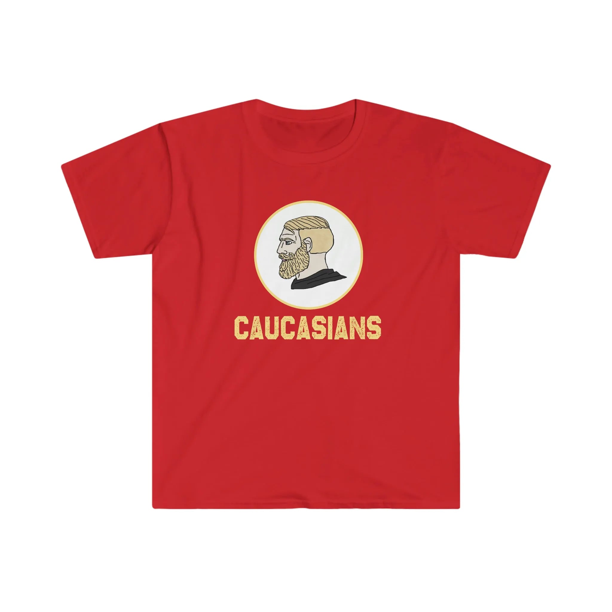 Caucasians Team Jersey - Satirical Sports Tee