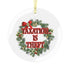 Taxation is Theft Glass Ornament - 4LibertyShop.com
