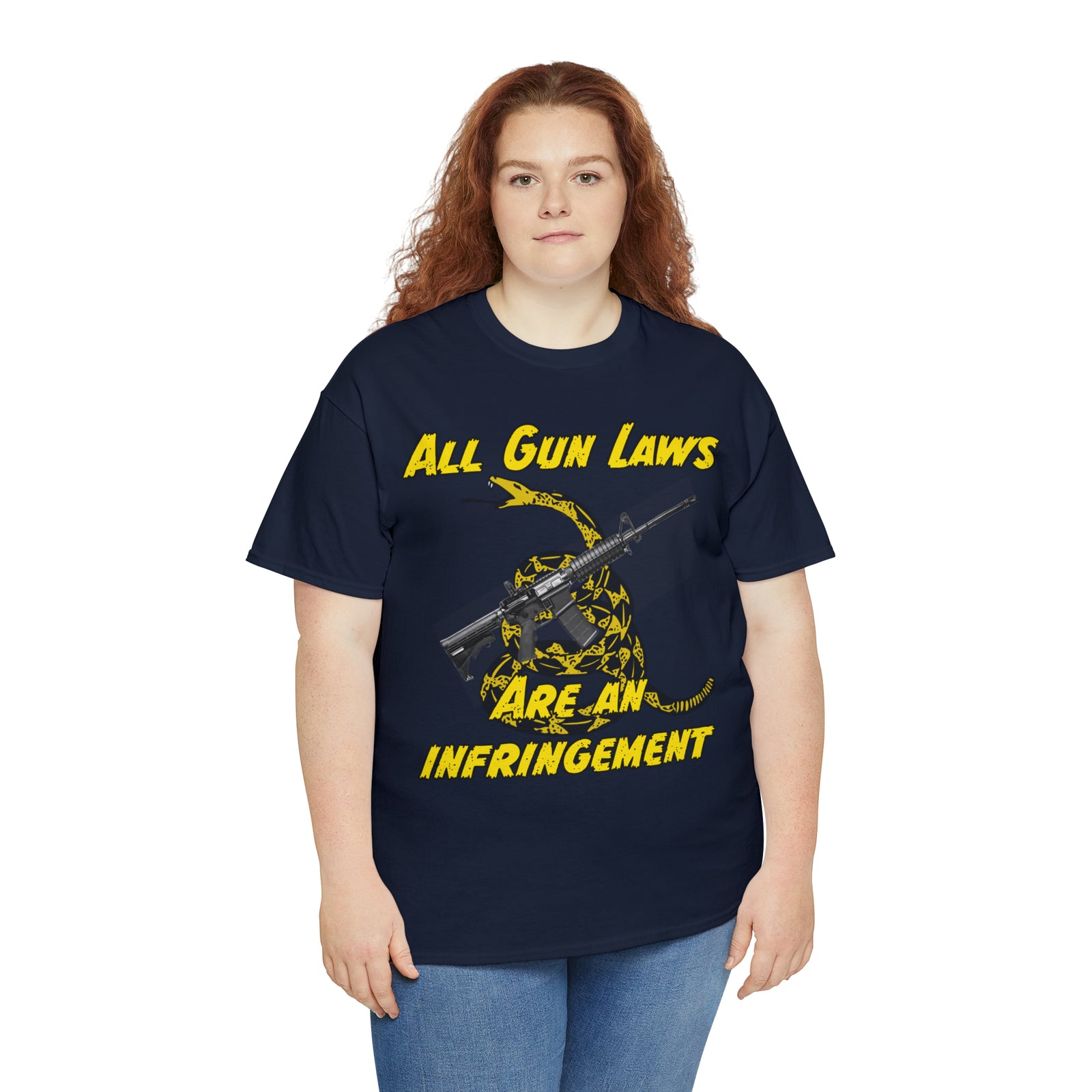 All Gun Laws Are Infringements AR15 Gadsden T-Shirt