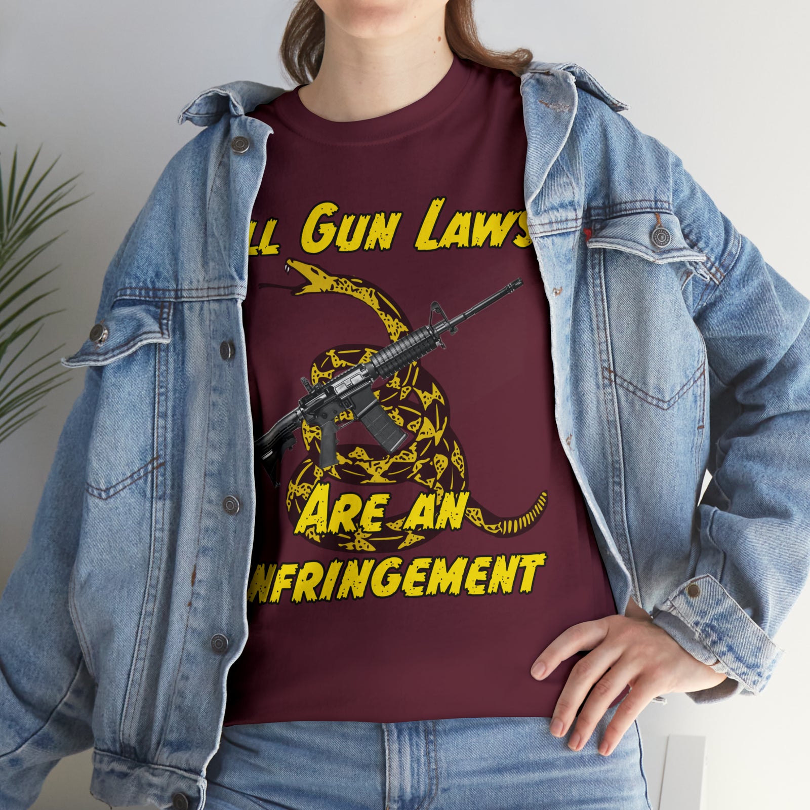 All Gun Laws Are Infringements AR15 Gadsden T-Shirt