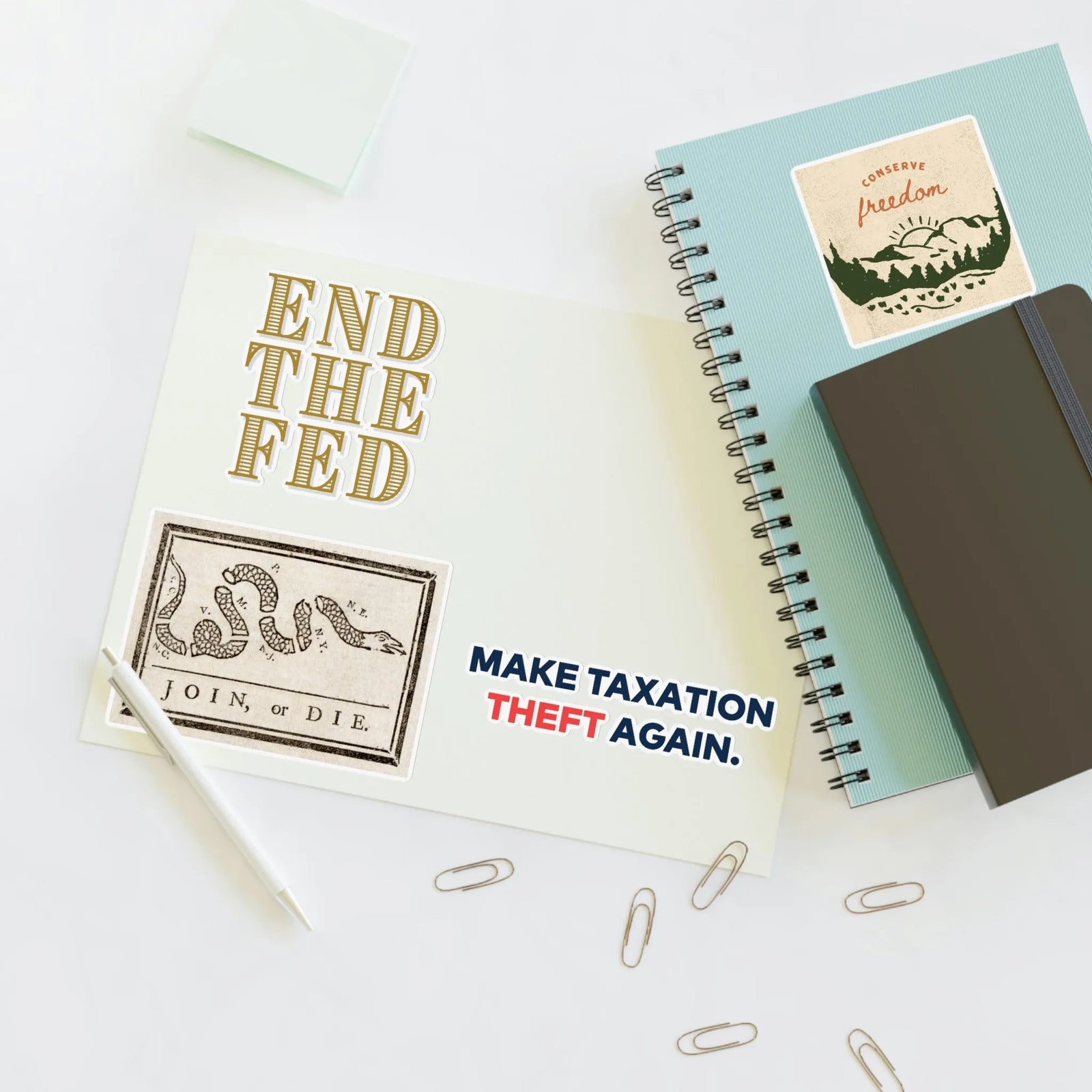 Liberty Themed Sticker Sheets