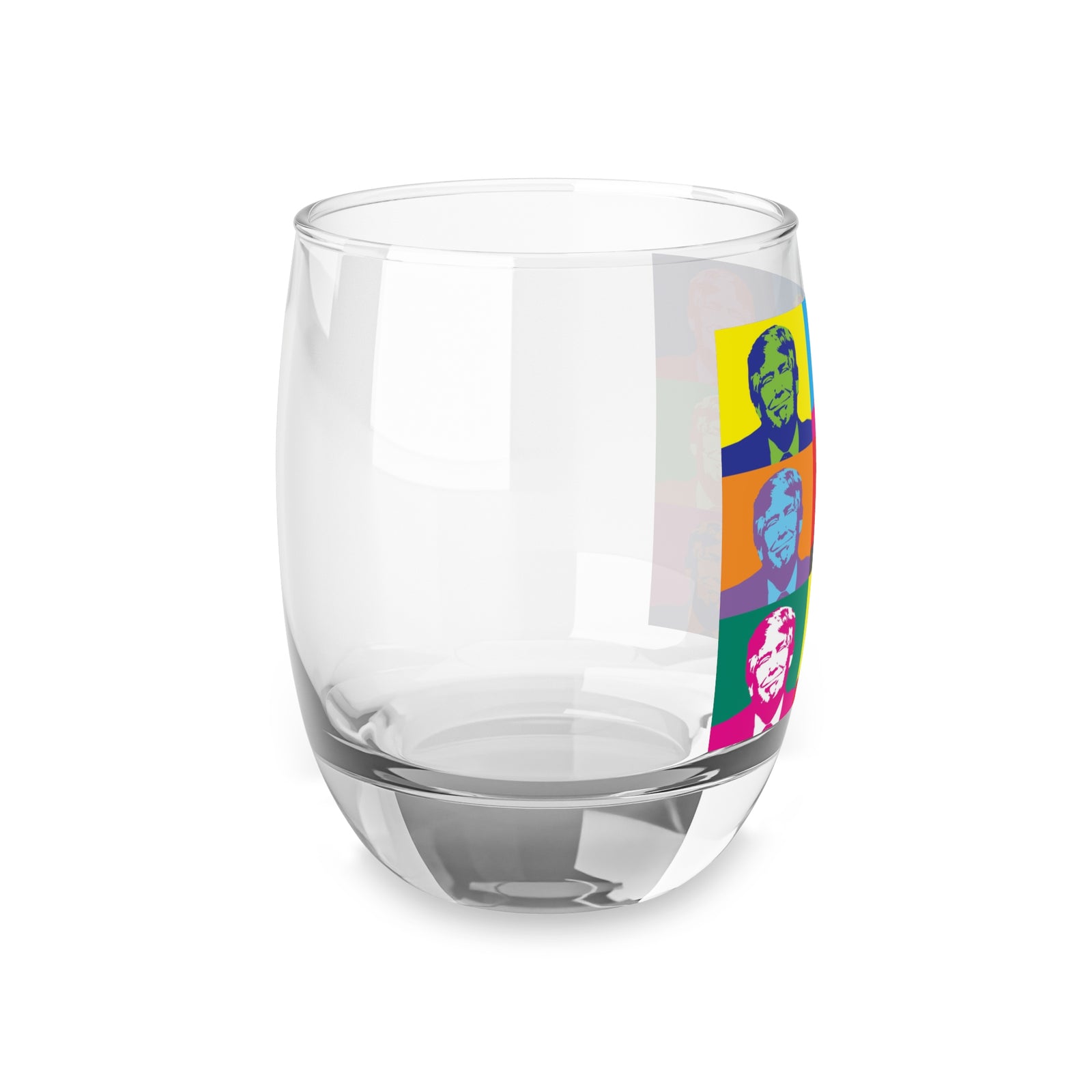 Donald Trump Triumphant Pop Art Whiskey Glass